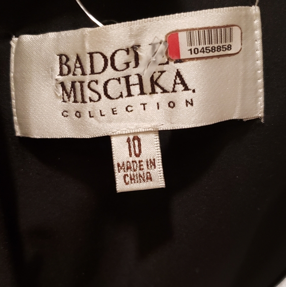 Bagley Mischka Midnight Blue Dress 10 - Picture 7 of 9